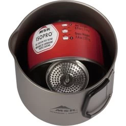 MSR Titan Kettle 900ml -Camp Haven 13845 msr titan titanium kettle 900ml packed MV