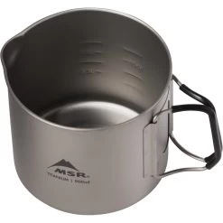 MSR Titan Kettle 900ml -Camp Haven 13845 msr titan titanium kettle 900ml volume marks MV