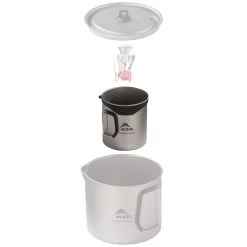 MSR Titan Cup 450ml -Camp Haven 13847 msr titan titanium cup 450ml 13845 kettle 900ml PR2 nesting revised