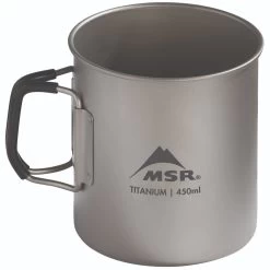 MSR Titan Cup 450ml -Camp Haven 13847 msr titan titanium cup 450ml no lipsaver revised