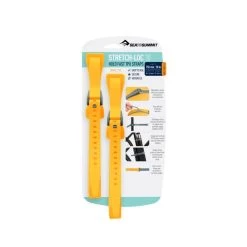 Sea To Summit Stretch-Loc 30 TPU Straps (750mm) -Camp Haven ASLSTRP20X750YW Stretch Loc30 20mmx750mm2Pack Yellow Packaging 01