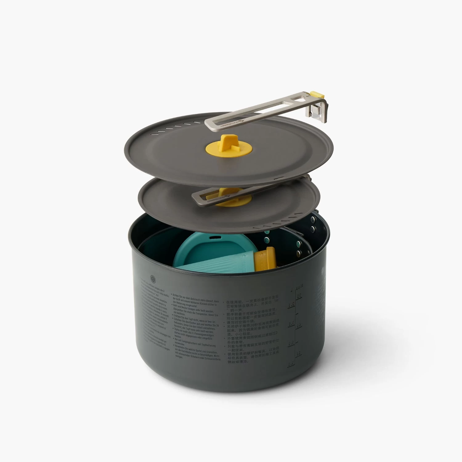Sea To Summit Frontier Ultralight Two Pot Cook Set (2 Person, 6 Piece) 4 Sea To Summit Frontier Ultralight Two Pot Cook Set (2 Person, 6 Piece) - Image 2