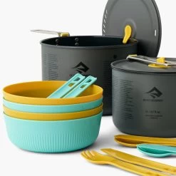 Sea To Summit Frontier Ultralight Two Pot Cook Set (4 Person, 14 Piece) -Camp Haven FrontierULTwoPotCookSet4P14Piece ACK027031 122106 ADDITIONAL 2
