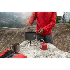 MSR LowDown Remote Stove Adaptor -Camp Haven MSR LowDown Remote Stove Adaptor Lifestyle