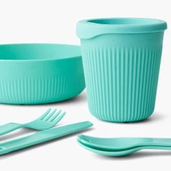 Sea To Summit Passage 1 Person Dinnerware Set (6 Piece) -Camp Haven PassageDinnerwareSet1P6PieceBlue ACK037051 120215 ADDITIONAL 2