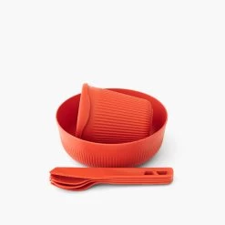 Sea To Summit Passage 1 Person Dinnerware Set (6 Piece) -Camp Haven PassageDinnerwareSet1P6PieceOrange ACK037051 120816 ADDITIONAL 1