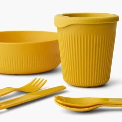 Sea To Summit Passage 1 Person Dinnerware Set (6 Piece) -Camp Haven PassageDinnerwareSet1P6PieceYellow ACK037051 120913 ADDITIONAL 2