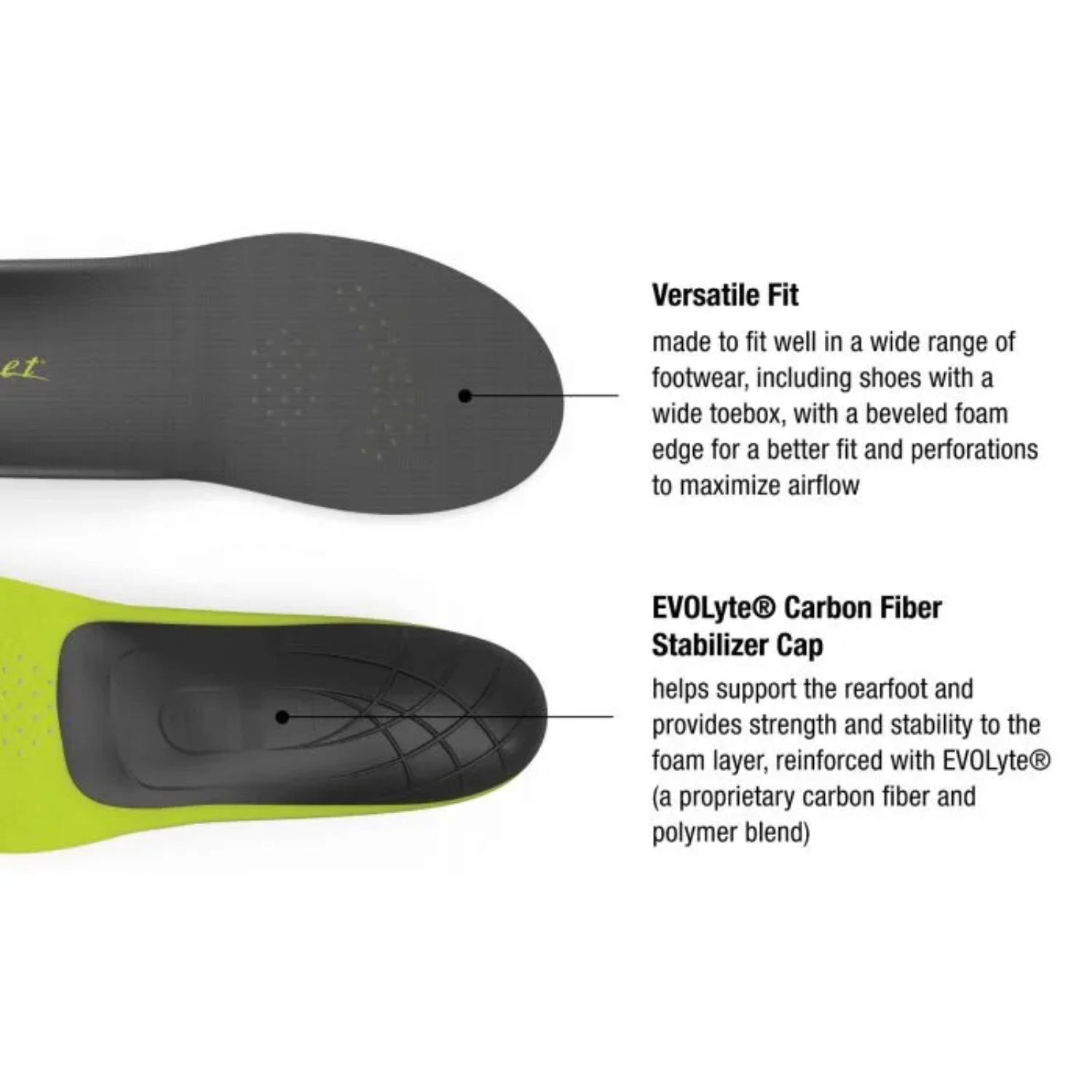 Superfeet CARBON - ACTIVE SUPPORT (Low Arch) 4 Superfeet CARBON - ACTIVE SUPPORT (Low Arch) - Image 2