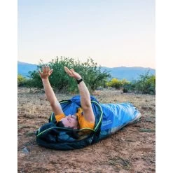 Outdoor Research Helium Bivy -Camp Haven outdoor research helium bivy classic blue lifestyle